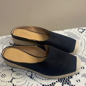 Crown Vintage Navy Espadrille Slip-Ons